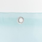 Штора для ванной Доляна WAVE, с люверсами, 180×180 см, полиэстер - Фото 3