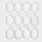 Штора для ванной Доляна «Мрамор» с люверсами, 180×180 см - Фото 4