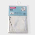 Штора для ванной Доляна «Мрамор» с люверсами, 180×180 см - Фото 7