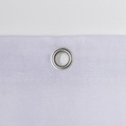 Штора для ванной Доляна «Мрамор» с люверсами, 180×180 см - Фото 3