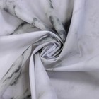 Штора для ванной Доляна «Мрамор» с люверсами, 180×180 см - Фото 5