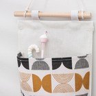 Органайзер подвесной с карманами Доляна «Песок», 3 отделения, 58×20 см - Фото 3