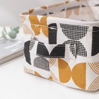 Корзинка для хранения с ручками Доляна «Песок», 23,5×17×12 см, цвет коричневый - Фото 3