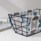 Корзинка для хранения Доляна «Песок», 25,5×15,5×12 см, цвет голубой - Фото 3