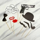 Набор усов для фото "Гангстерская вечеринка", 9 шт. - Фото 1