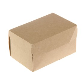 Упаковка для продуктов, крафт, 15 х 10 х 8,5 см (комплект 20 шт)
