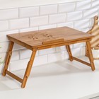 Столик для ноутбука складной, 30х50 см, дерево - Фото 15