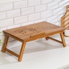 Столик для ноутбука складной, 30х50 см, дерево - Фото 8