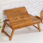 Столик для ноутбука складной, 30х50 см, дерево - Фото 11