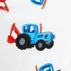 Постельное бельё детское Синий трактор «Трактор и животные» 110х150, 112х147, 40х60см-1шт, поплин 105г/м - Фото 4