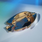 Брошь «Рыбка» морская, цветная в золоте - Фото 2