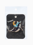 Брошь «Кит и полумесяц», цветная в золоте  (артикул 6970863)  большой выбор товаров оптом и в розницу по низким ценам с доставкой