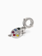 Шарм подвеска «Палитра художника», цветная в серебре - Фото 4