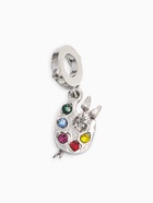 Шарм подвеска «Палитра художника», цветная в серебре 7039840