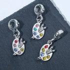 Подвеска «Палитра художника», цветная в серебре - Фото 2