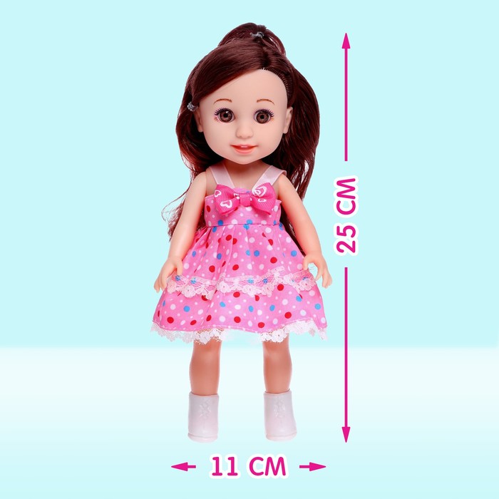 Кукла классическая « Маша» в платье, МИКС 51995