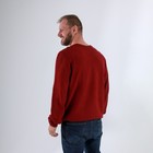 Джемпер мужской SL, 46, бордовый - Фото 2
