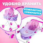 Коляска для кукол, универсальная, металлический каркас - Фото 5