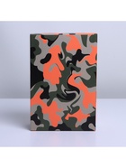 Коробка подарочная складная, упаковка, «Милитари», 16 х 23 х 7.5 см (2 шт) - фото 808896933