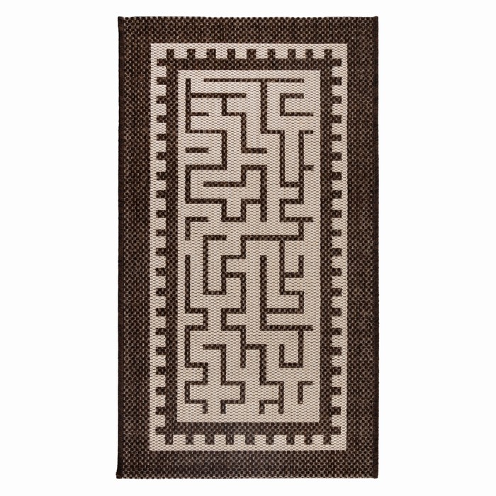 Ковер Циновка прямоугольный 60х110см, sz1470/a4/11, ПП100%, джут - Фото 1