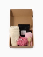 Новогодний подарочный набор "Хэппи нью йеар" полотенце 50х90см,30х60см и аксессуары (5 предм) - фото 809334033