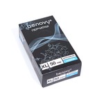 Перчатки Benovy Nitrovinyl нитровиниловые, гладкие, голубые, размер XL, 50 пар в упаковке - Фото 2