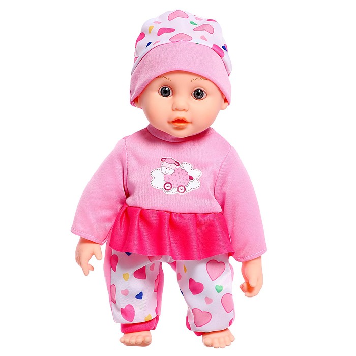 Пупс мягконабивной «Мой малыш» со звуком 52009