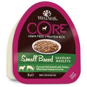 Консервы CORE SMALL BREED для собак мелких пород, баранина/оленин/картофель/морковь, 85 г