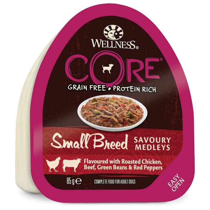 Консервы CORE SMALL BREED для собак мелких пород, курица/говядина/фасоль/перец, 85 г - Фото 1