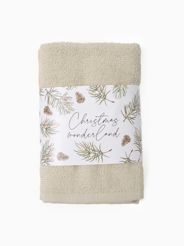 Набор махровых полотенец Этель Wonderland 30х30 см-3шт, 340гр/м2, 100% хлопок - Фото 1