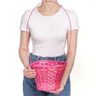 Корзина плетеная, бамбук, 23 x 17/53см - фото 24313876