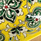 Салатница Риштанская Керамика "Цветы", 17 см, желтая - Фото 3