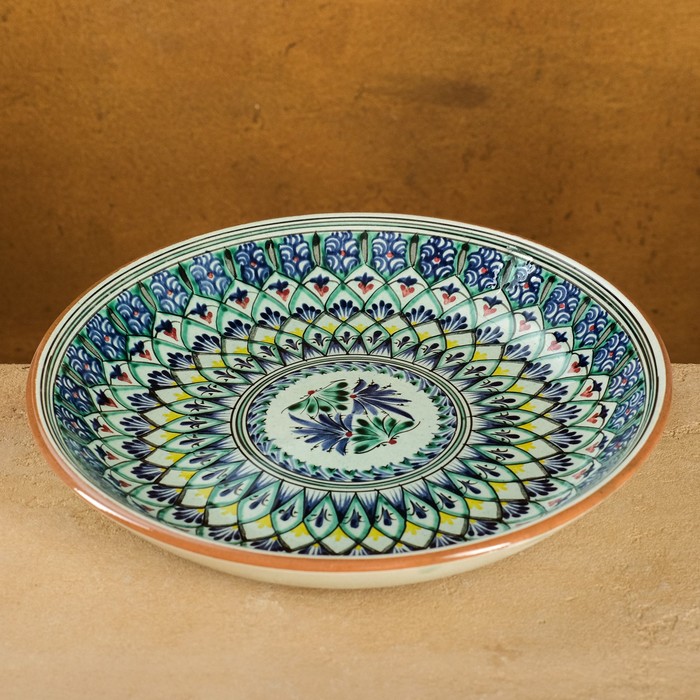 Ляган узбекский Риштанская Керамика «Узоры», d=25 см, МИКС - Фото 1