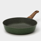 Сковорода Доляна «Форест», d=28 см, стеклянная крышка, съёмная ручка, антипригарное покрытие - Фото 3