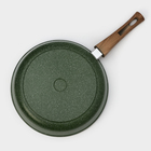 Сковорода Доляна «Форест», d=28 см, стеклянная крышка, съёмная ручка, антипригарное покрытие - Фото 8