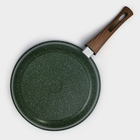 Сковорода Доляна «Форест», d=26 см, стеклянная крышка, съёмная ручка, антипригарное покрытие - Фото 6