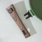 Сковорода Доляна «Форест», d=22 см, стеклянная крышка, съёмная ручка, антипригарное покрытие - Фото 4