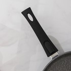 Сковорода Доляна «Марбл», d=26 см, стеклянная крышка, съёмная ручка, антипригарное покрытие - Фото 4