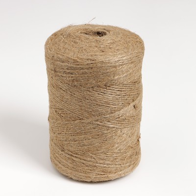 Шпагат джутовый Доляна, двухниточный, 1.12 ктекс, 500 м