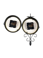 Часы настенные двойные, серия: Садовые, "Весеннее настроение", плавный ход, d=14.5 см, 30 х 48 см - фото 809204332