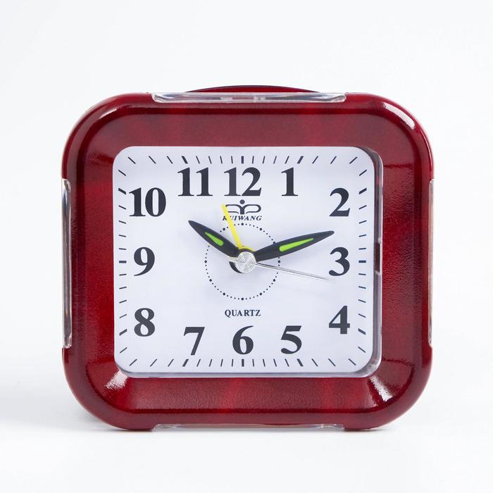 Часы - будильник настольные "Корень вяза", дискретный ход, d-8 см, 8.5 х 10 см, АА - Фото 1