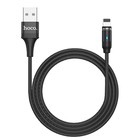 Кабель Hoco U76, USB - Lightning, 2,4 А, 1.2 м, магнитный, черный - фото 6507086