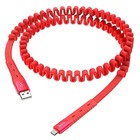 Кабель Hoco U78, USB - microUSB, 2.4 А, 1.2 м, тканевая оплетка, красный - фото 51454096 Кабель Hoco U78, USB - microUSB, 2.4 А, 1.2 м, тканевая оплетка, красный - фото 51454096
