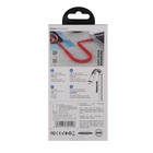 Кабель Hoco U78, USB - microUSB, 2.4 А, 1.2 м, тканевая оплетка, красный - фото 51454098 Кабель Hoco U78, USB - microUSB, 2.4 А, 1.2 м, тканевая оплетка, красный - фото 51454098