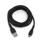 Кабель BYZ BC-026m, USB - microUSB, 5 А, 2 м, черный - Фото 2