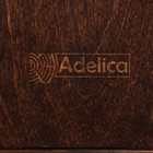 Ящик для вина Adelica «Лацио», 34×10,5×10,2 см, цвет тёмный шоколад - фото 4339525