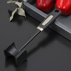 Молоток для мяса Доляна «Сарейп», 26 см, нержавеющая сталь, цвет чёрный - Фото 3