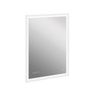Зеркало настенное в ванную Cersanit 080 design pro, с LED подсветкой, с антизапотеванием, с часами, 600×850 мм - Фото 2