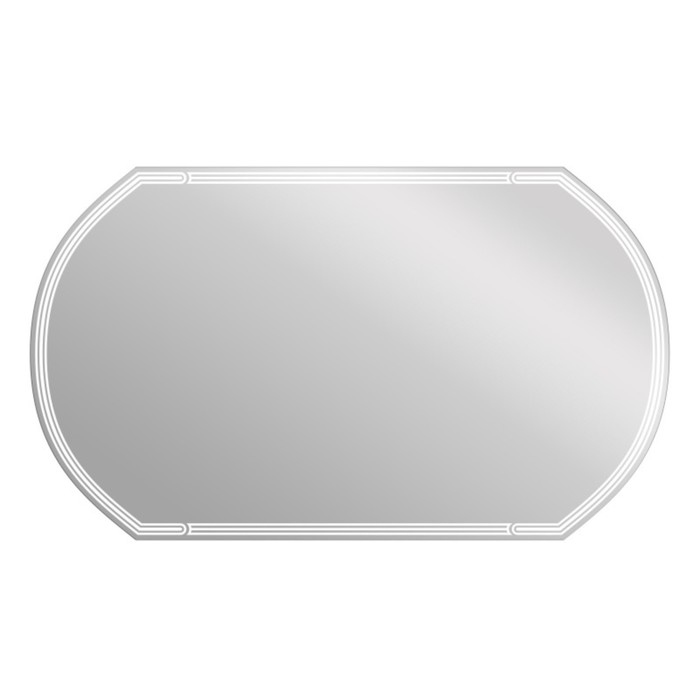 Зеркало Cersanit LED 090 design 120x70 см, с подсветкой, с антизапотеванием, овальное - Фото 1