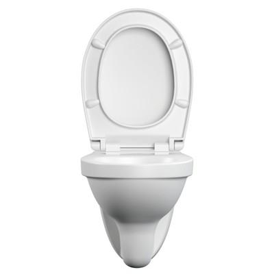 Унитаз подвесной Cersanit DELFI, сиденье термопласт с микролифтом, белый